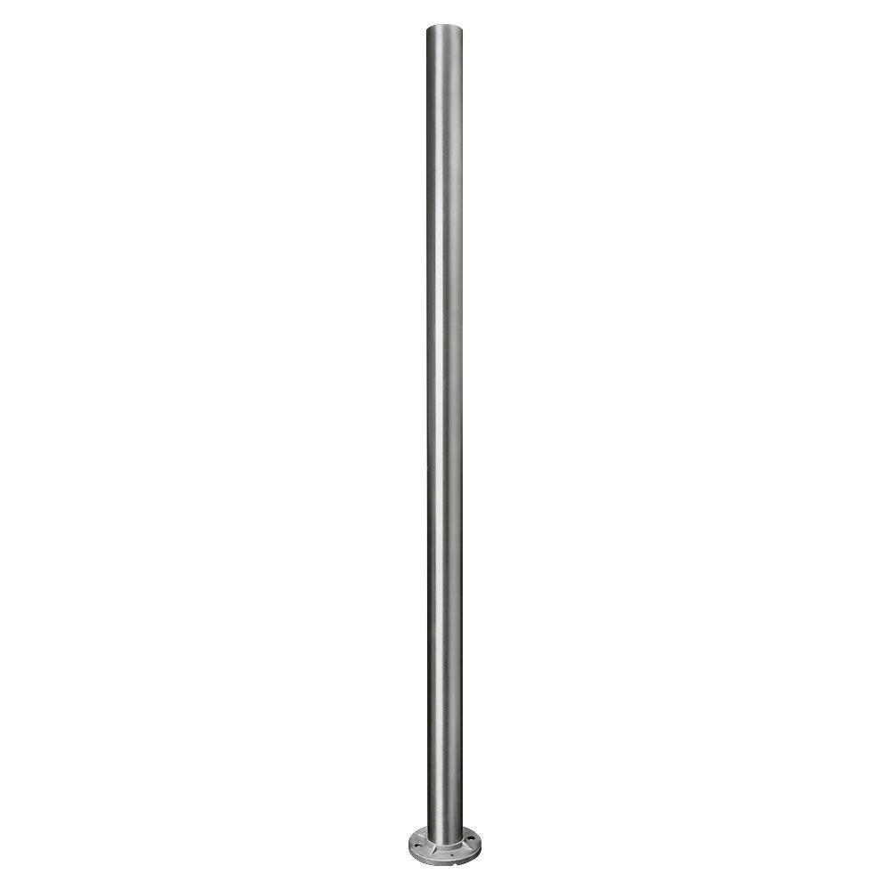 304 Stainless Steel Ready Made Post Plain 48.3mm 100mm Base Clearance