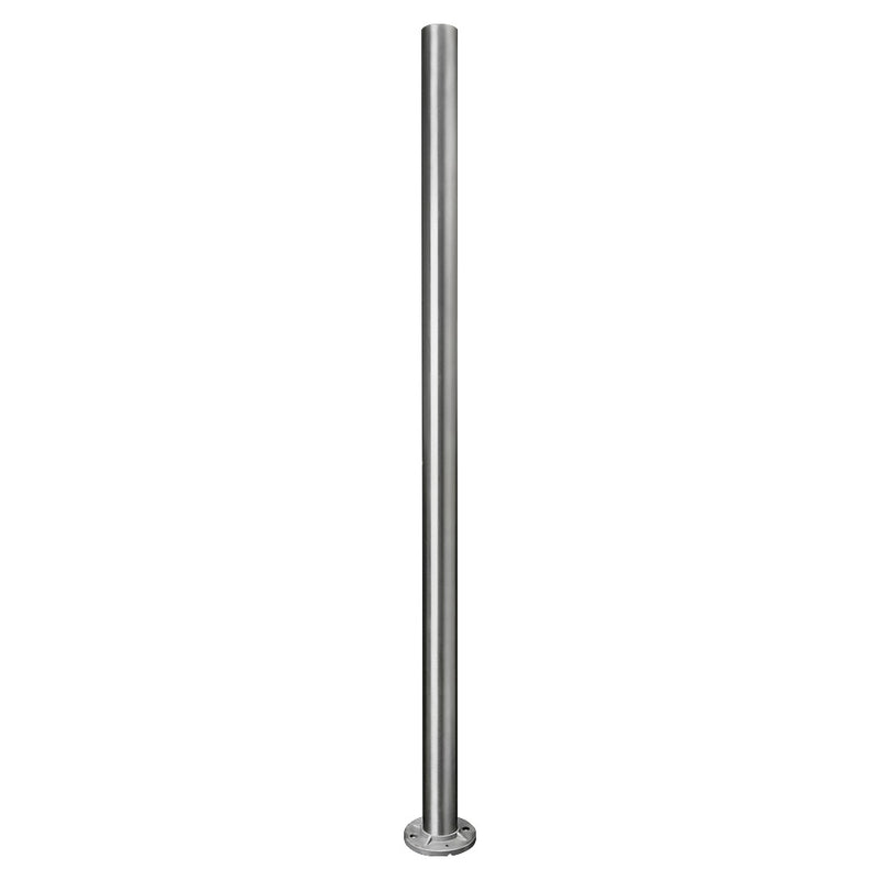 304 Stainless Steel Ready Made Post Plain 48.3mm 100mm Base Clearance