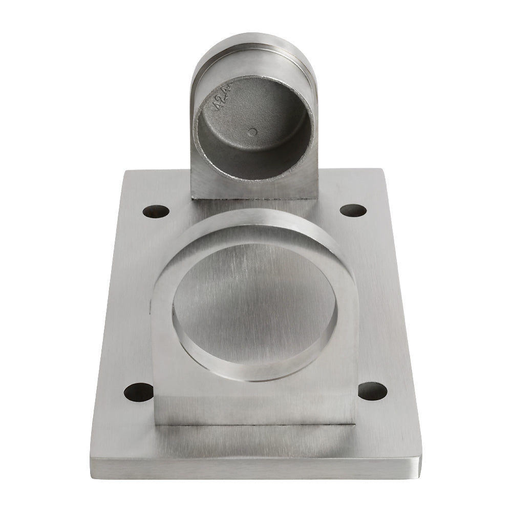 Rectangular Metal Bracket 304 Rectangle Wall Bracket To Suit 42.4mm x 2mm Tube