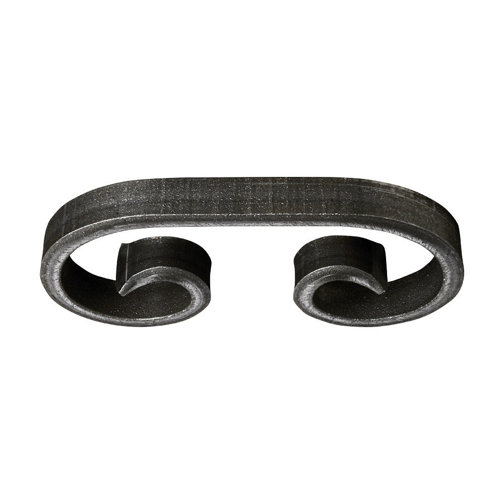 SC12 C Scroll 60 x 115mm 12x6mm Plain Flat Bar