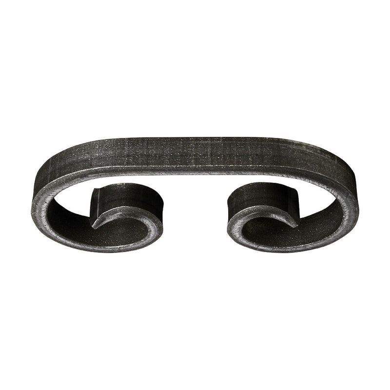 SC12 C Scroll 60 x 115mm 12x6mm Plain Flat Bar