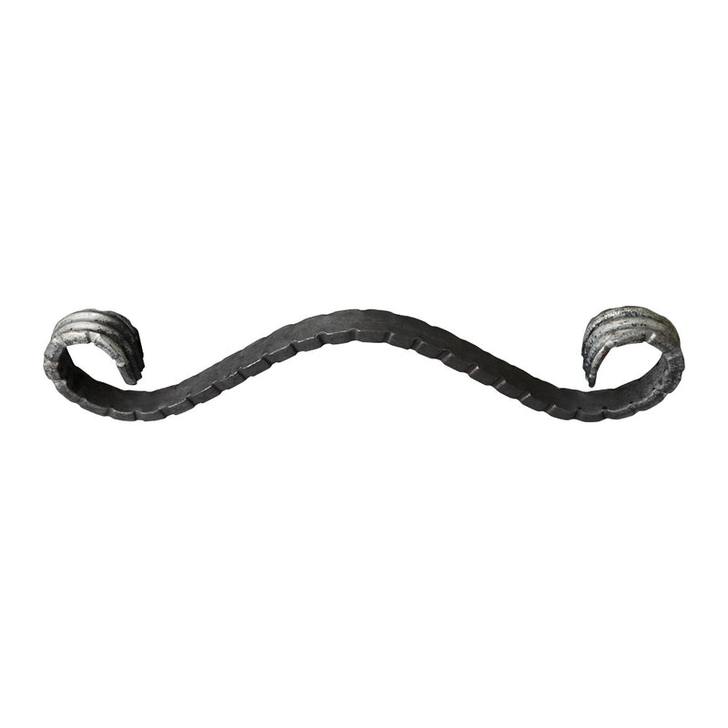 SC14 Shaped Scroll 50 x 230mm 12x6mm Grooved Bar