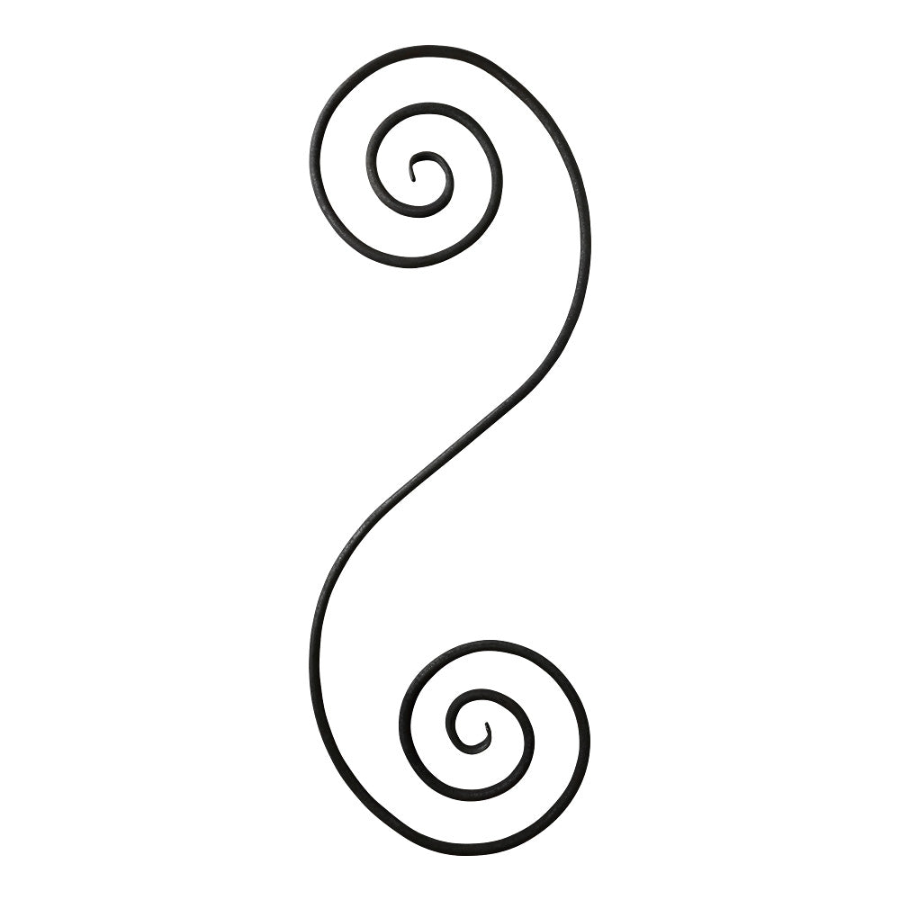 SC15 S Scroll 335 x 900mm 14mm Diameter Round Bar