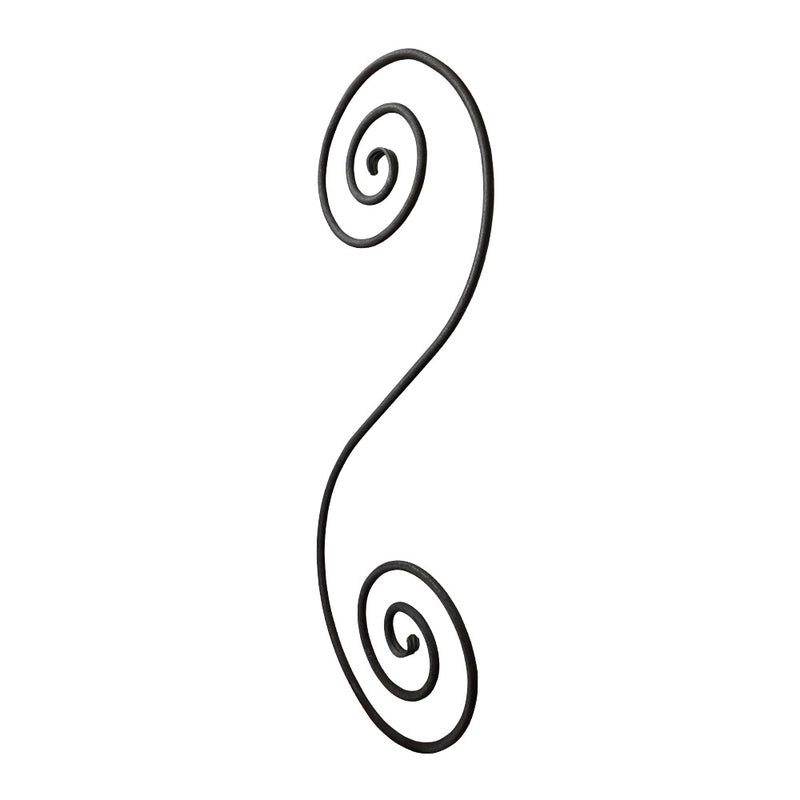 SC15 S Scroll 335 x 900mm 14mm Diameter Round Bar