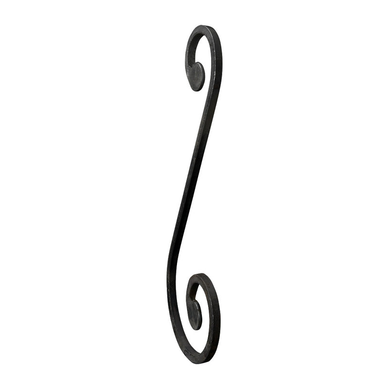 SC1 S Scroll 110 x 300mm 8x8mm Square Bar
