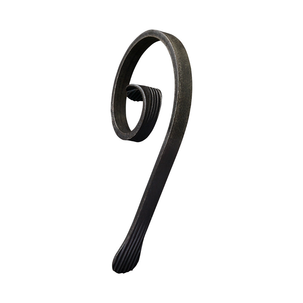 SC25 Shaped Scroll 115 x 160mm 12x6mm Plain Flat Bar