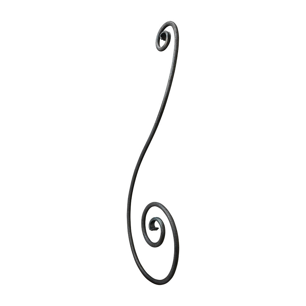 SC29 S Scroll 260 x 720mm 12mm Diameter Round Bar