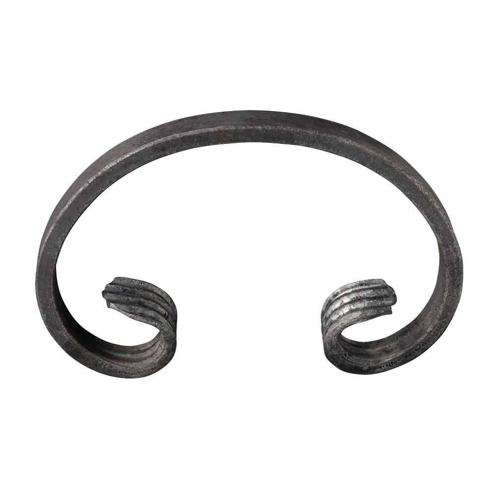 SC32 C Scroll 90 x 140mm 12x6mm Plain Flat Bar