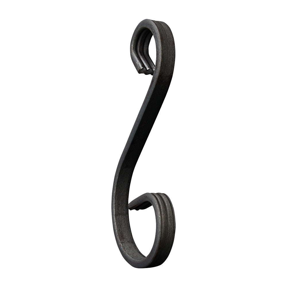SC34 S Scroll 65 x 150mm 12x6mm Plain Flat Bar