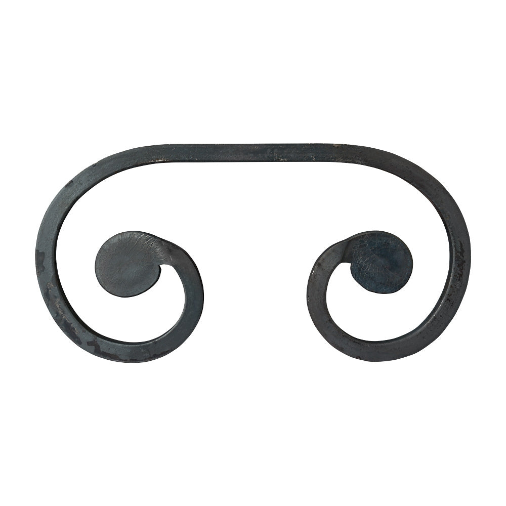 SC3 C Scroll 90 x 180mm 8x8mm Square Bar