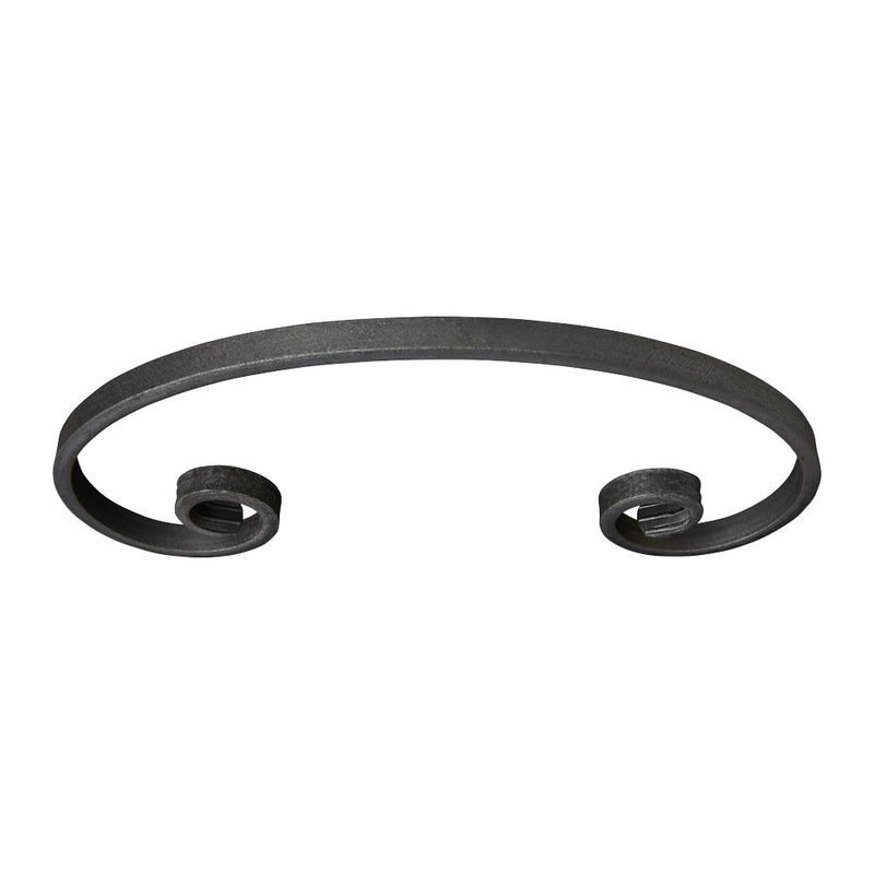 SC43 C Scroll 135 x 245mm 12x6mm Plain Flat Bar