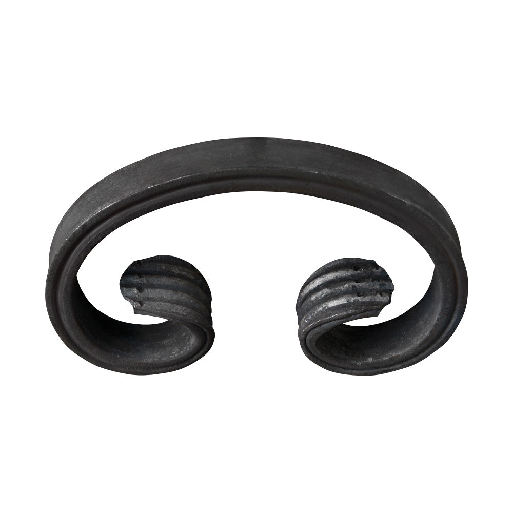 SC46 C Scroll 125 x 80mm 16x8mm Grooved Bar