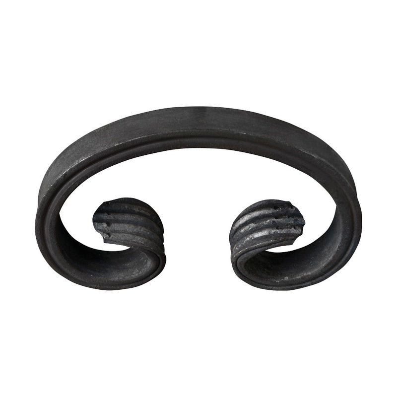 SC46 C Scroll 125 x 80mm 16x8mm Grooved Bar