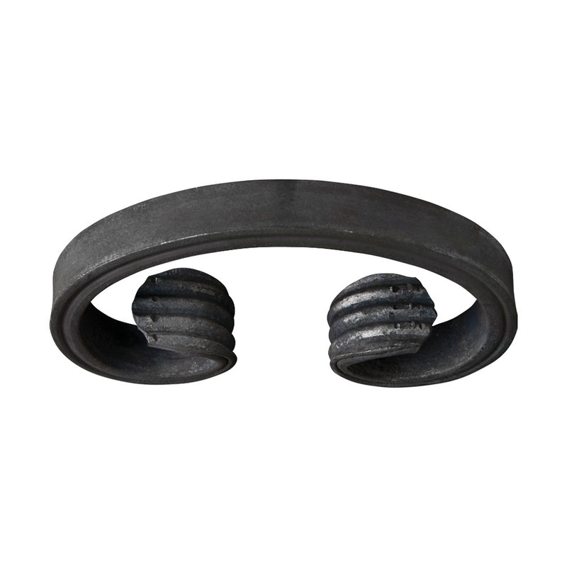 SC46 C Scroll 125 x 80mm 16x8mm Grooved Bar