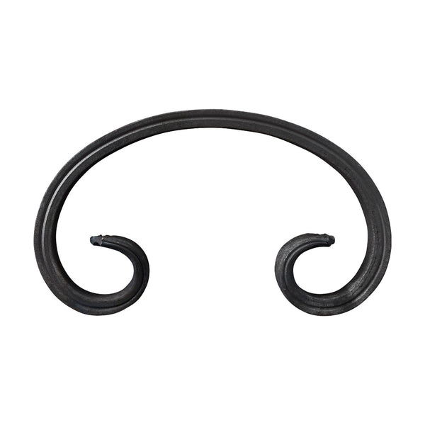 SC47 C Scroll 90 x 160mm 16x8mm Grooved Bar