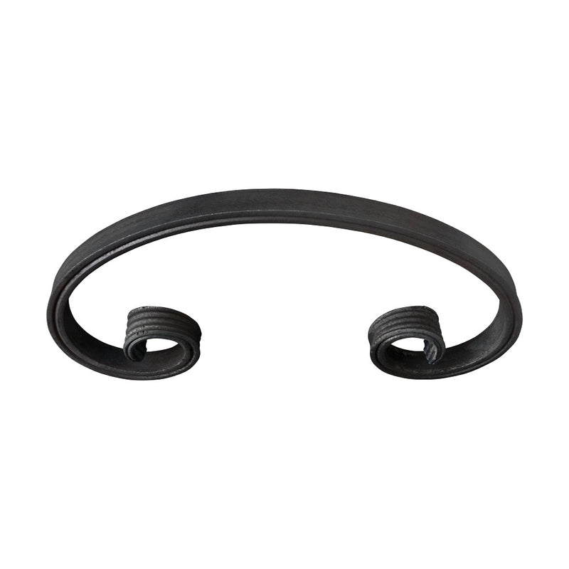 SC48 C Scroll 130 x 240mm 16x8mm Grooved Bar