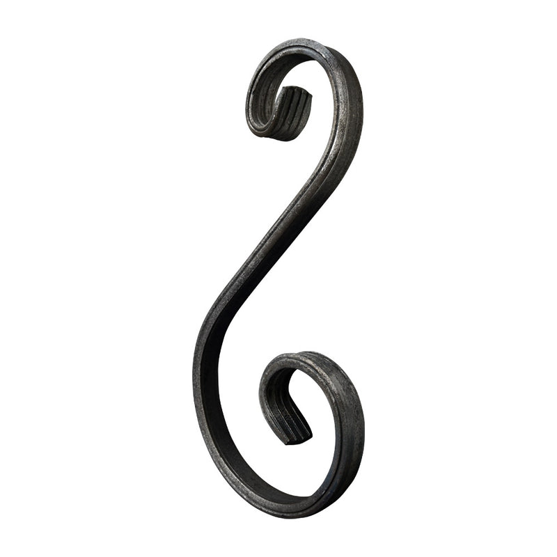 SC50 S Scroll 110 x 245mm 16x8mm Grooved Bar