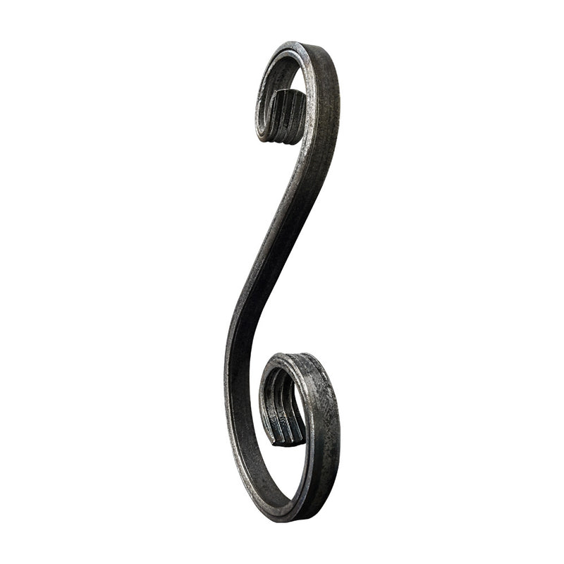 SC50 S Scroll 110 x 245mm 16x8mm Grooved Bar