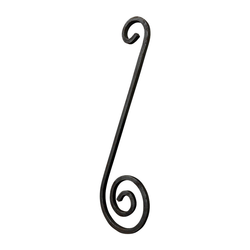 SC5A Uneven S Scroll 100 x 355mm 8x8mm Square Bar