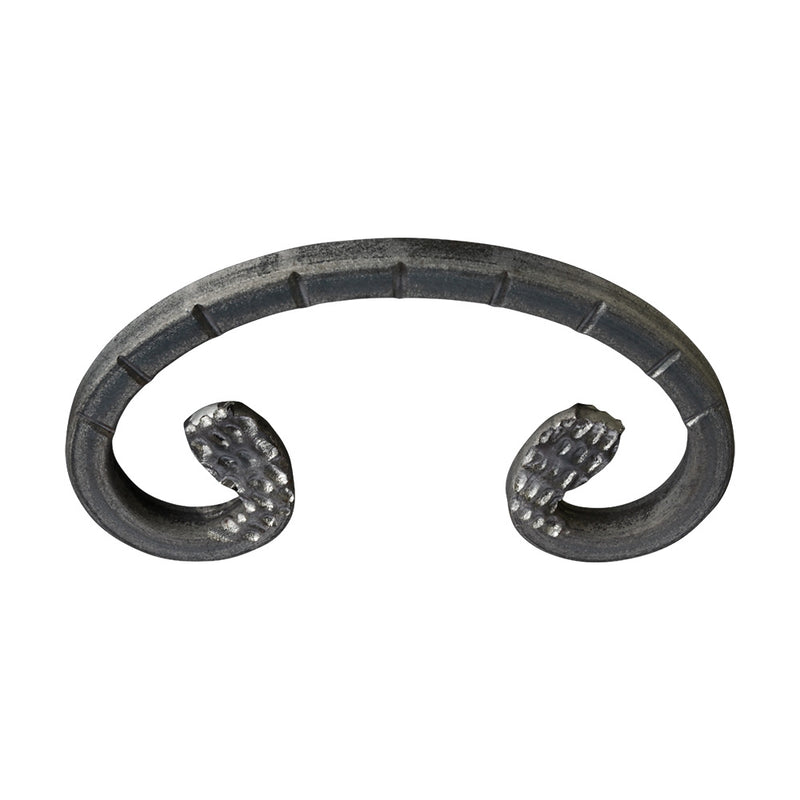 SCRZ2 C Scroll 122 x 75mm 8x8mm Square Grooved Bar