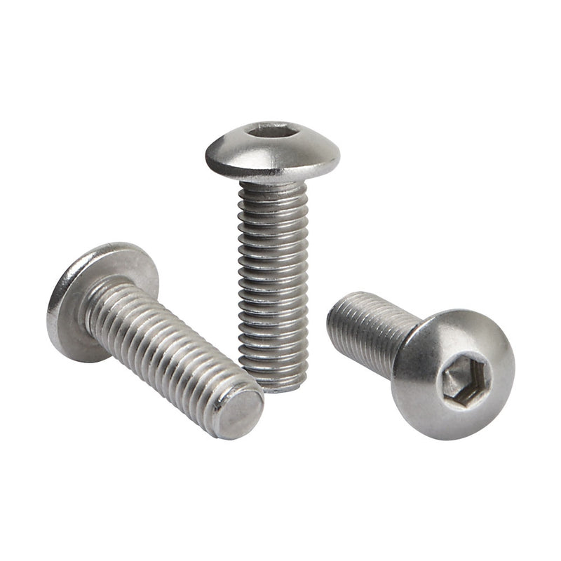 316 Stainless Steel Socket Button Head Screw M6 x 16mm ISO 7380