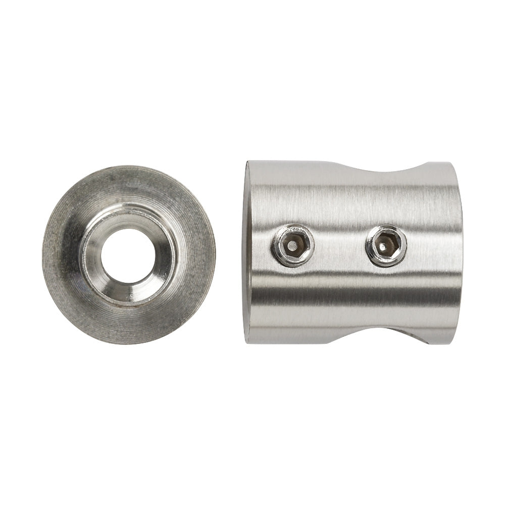 SSBH10200 316 Stainless Steel Bar Holder 12mm Through Hole To Suit Flat