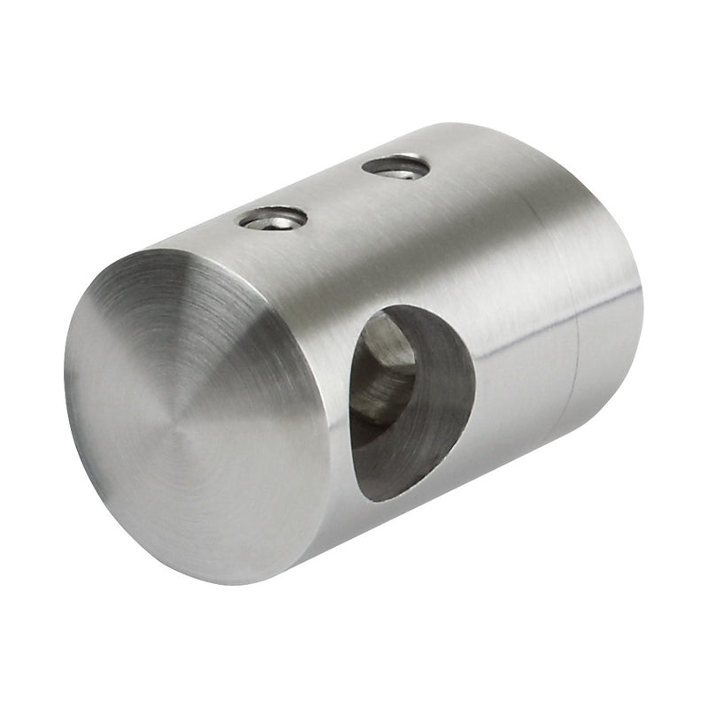 316 Stainless Steel Bar Holder 12mm Through Hole To Suit 42.4mm Tube