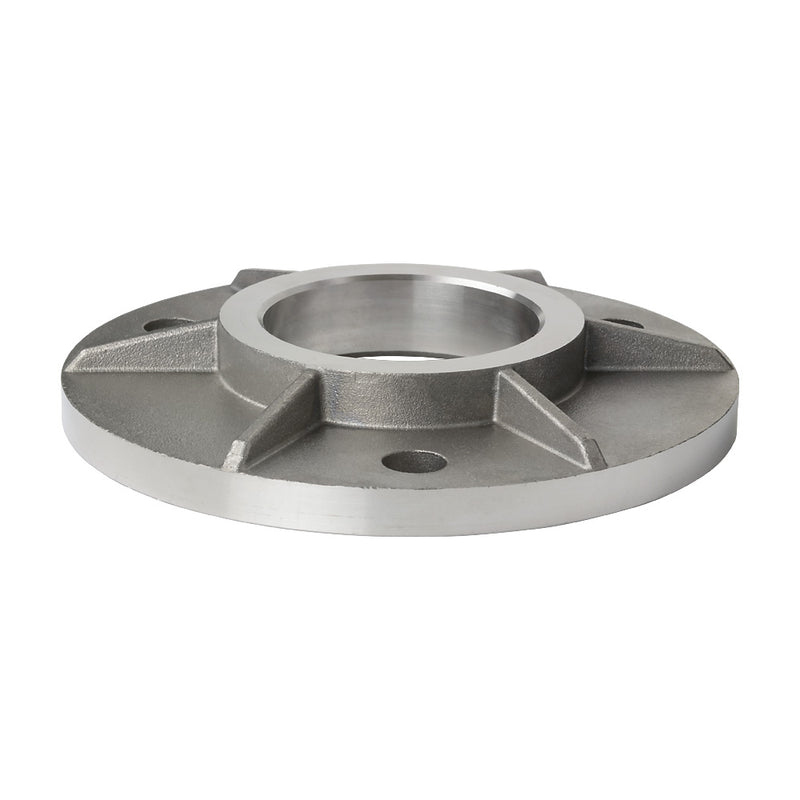 304 Post Base Plate 120mm Diameter To Suit 48.3mm Tube