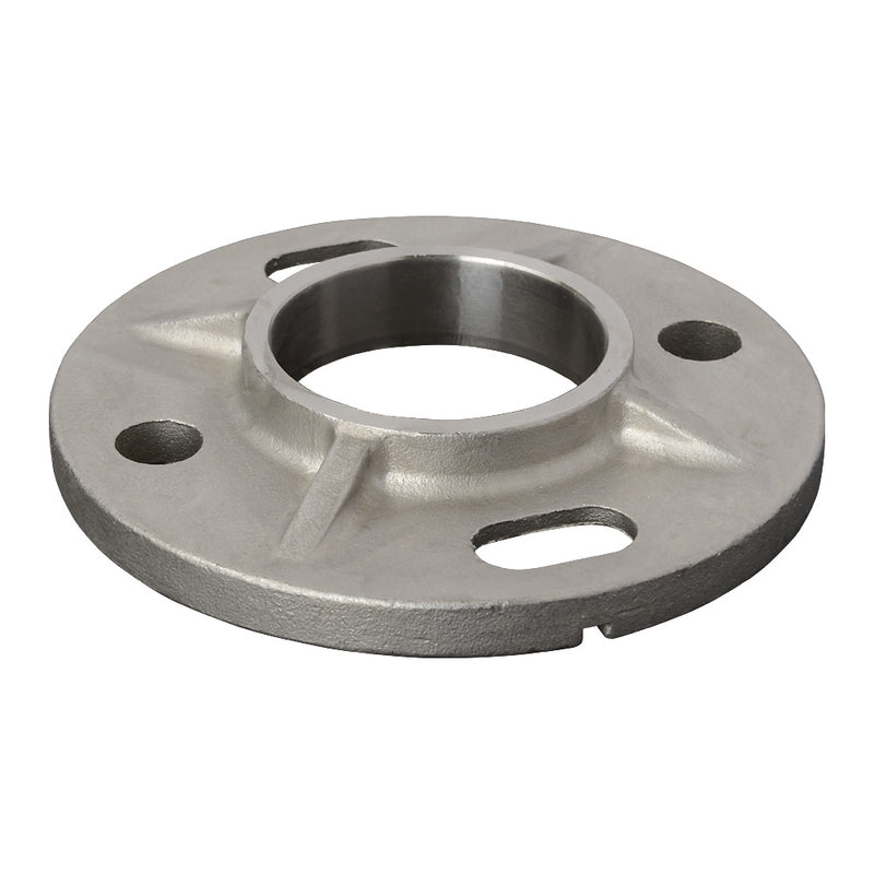 316 Adjustable Post Base Plate 100mm Diameter To Suit 42.4mm Tube
