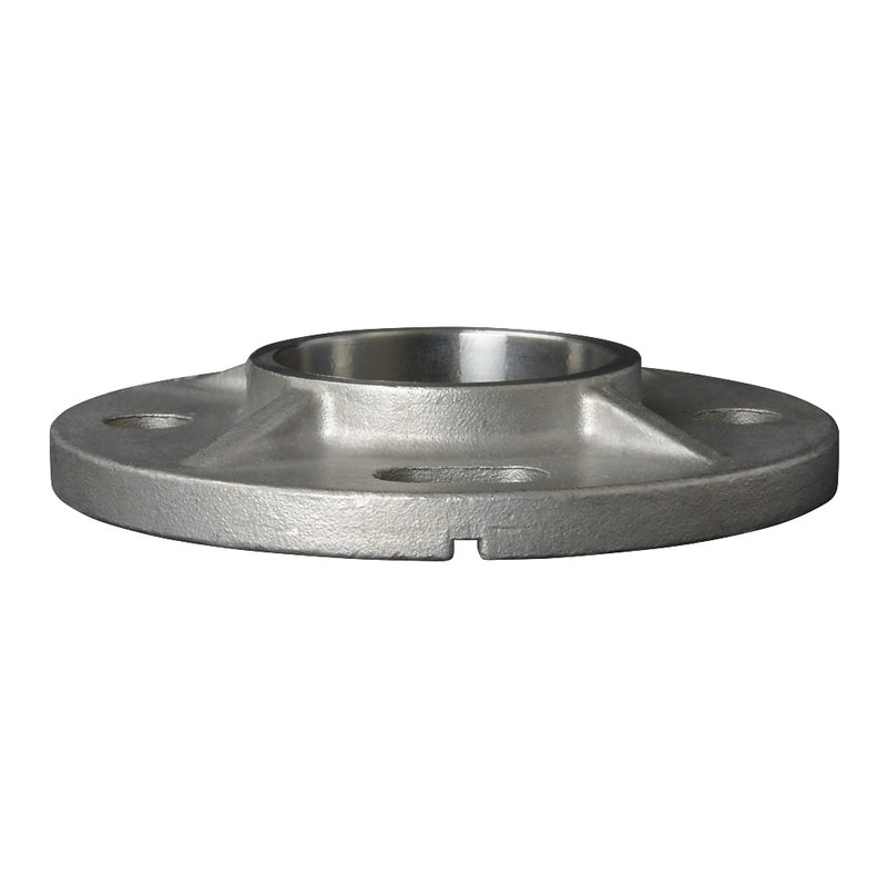 316 Adjustable Post Base Plate 100mm Diameter To Suit 42.4mm Tube