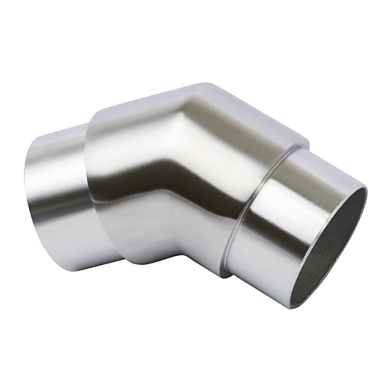 316 Tube Connector 135 Degree To Suit 48.3mm x 2.6mm Tube