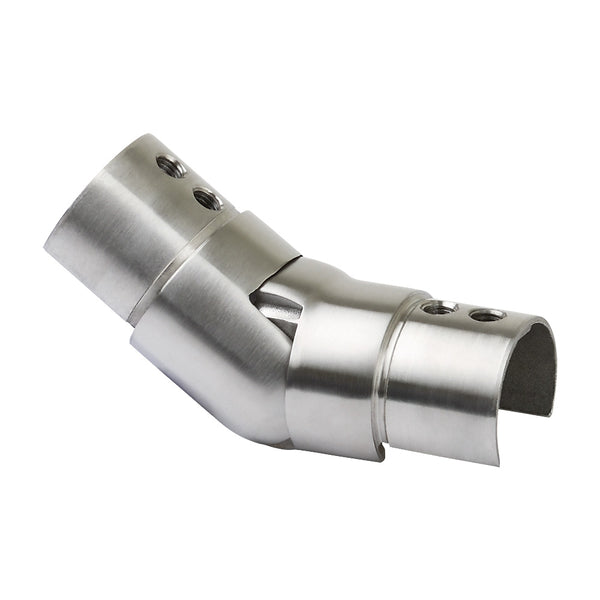 316 Adjustable Upward Elbow 25-55 Degree To Suit 42.4mm Slotted Tube