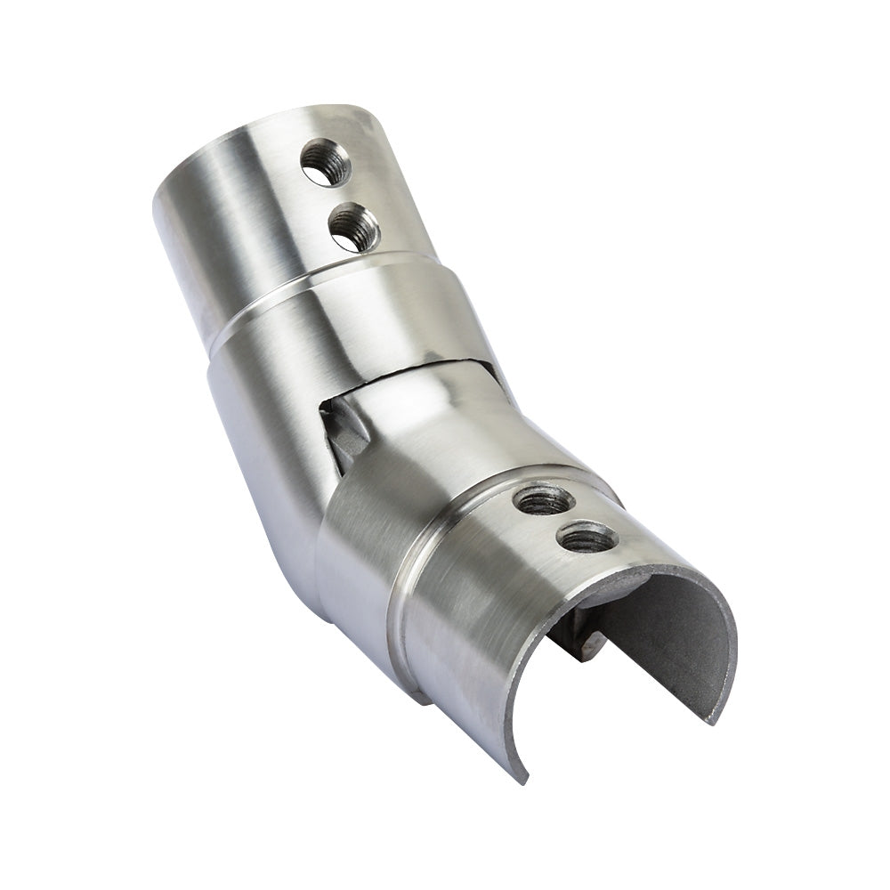 316 Adjustable Upward Elbow 25-55 Degree To Suit 42.4mm Slotted Tube