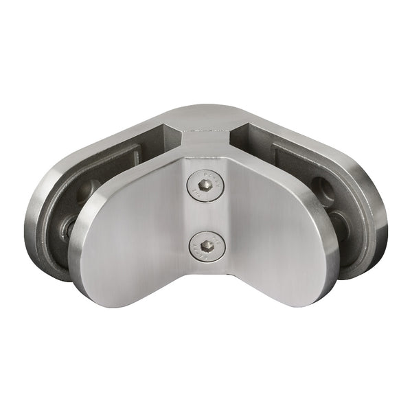 316 Stainless Steel Glass Clamp 90° To Suit 8mm & 10mm