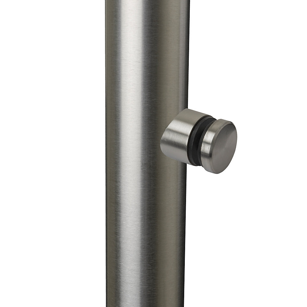 316 Stainless Steel 30mm Glass Holder To Suit 48.3mm Tube