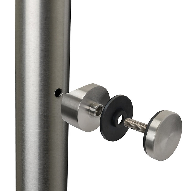 316 Stainless Steel 50mm Glass Holder To Suit 42.4mm Tube