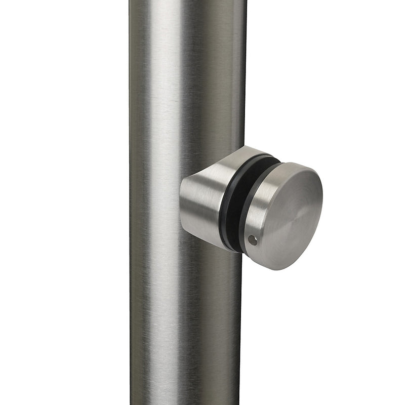 316 Stainless Steel 50mm Glass Holder To Suit 48.3mm Tube