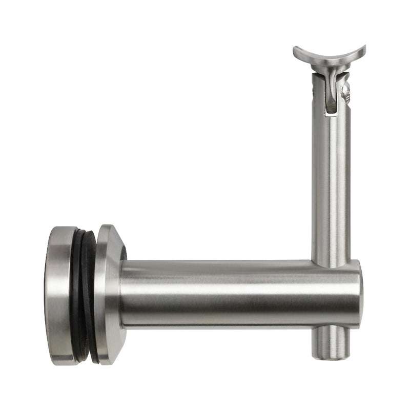 316 Stainless Steel Adjustable Handrail Glass Bracket 42.4mm