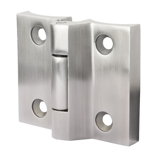 thumbnail image 2 of 4 Inch Square Non-Mortise Boat Hinges - 316 Stainless Steel - Brushed Finish - Pair (2 Pack) 2 of 3