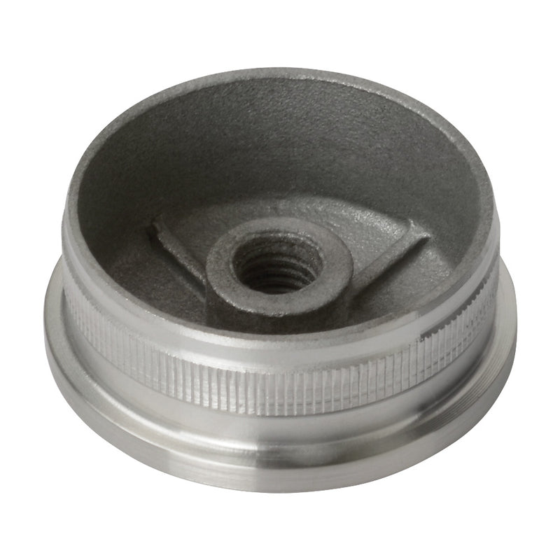 Radiused Curved End Cap With M8 Thread Hole To Suit 42.4mm x 2.0mm