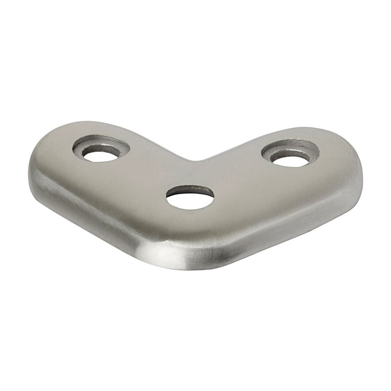 90 Degree Corner Handrail Support Plate To Suit 42.4mm Tube
