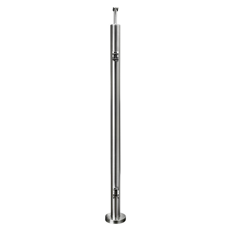 316 Stainless Steel Ready Made Glass Balustrade Kit End Post 42.4mm x
