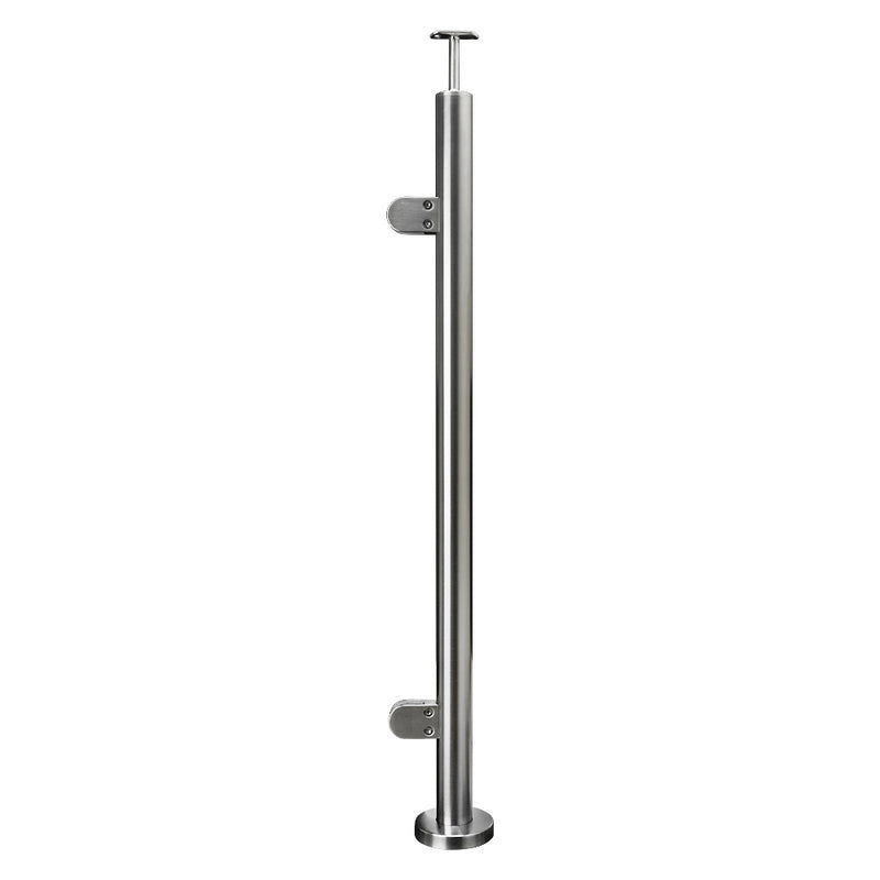 316 Stainless Steel Ready Made Glass Balustrade Kit End Post 48.3mm x 2.0mm