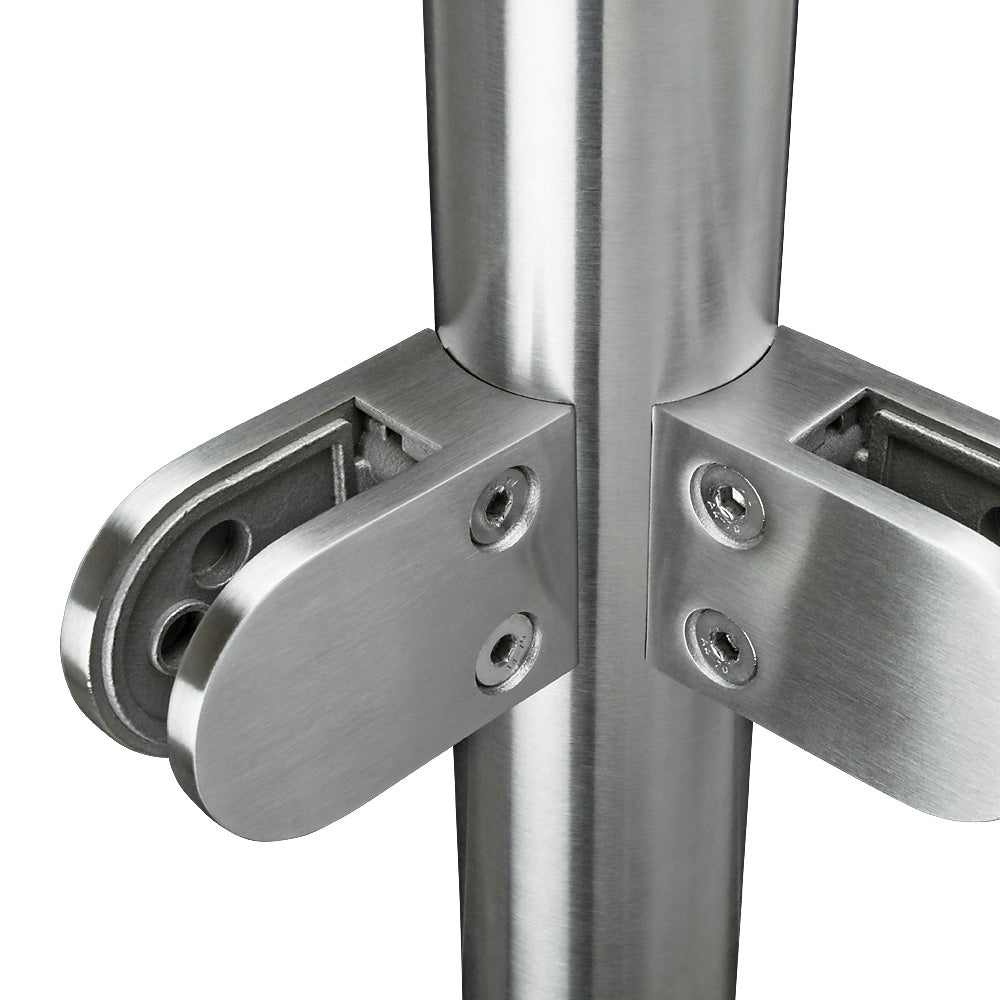 316 Stainless Steel Ready Made Glass Balustrade Kit Corner Post 48.3mm x 2.0mm