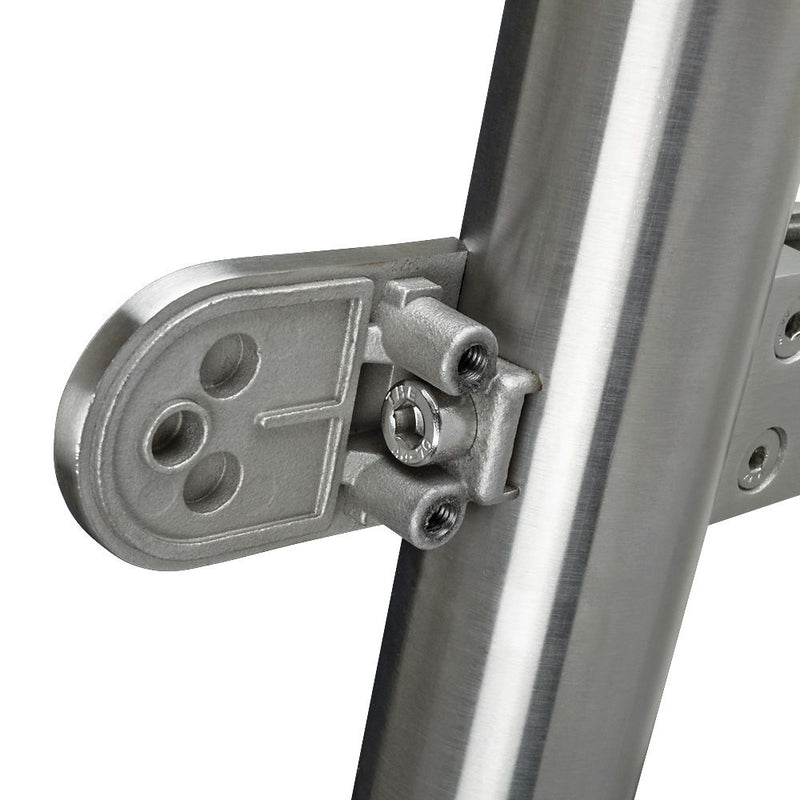 Clearance 316 Stainless Steel Balustrade Mid Post 42.4mm End Capped