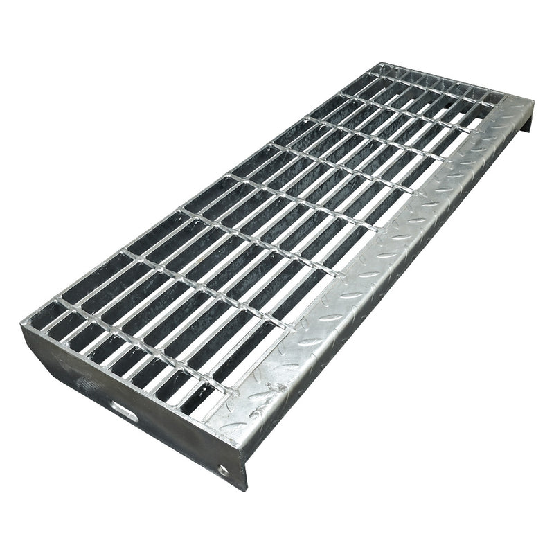 ST2 Galvanised Open Steel Stair Tread 800 x 288mm