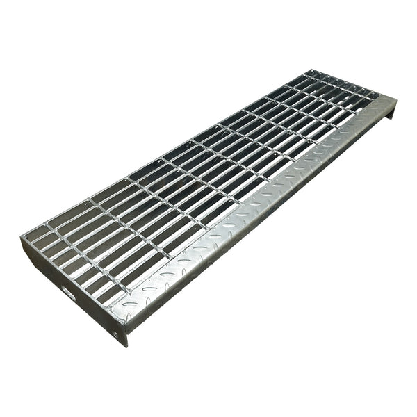 Galvanised Open Steel Stair Tread 1000 x 288mm