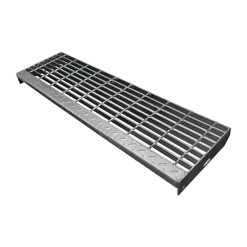 ST4 Galvanised Open Steel Stair Tread 1000 x 288mm