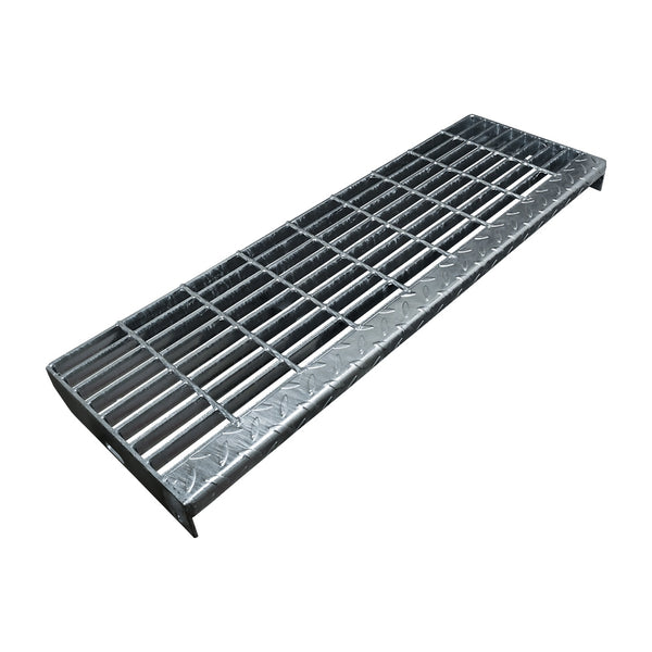 Galvanised Open Steel Stair Tread 900 x 288mm