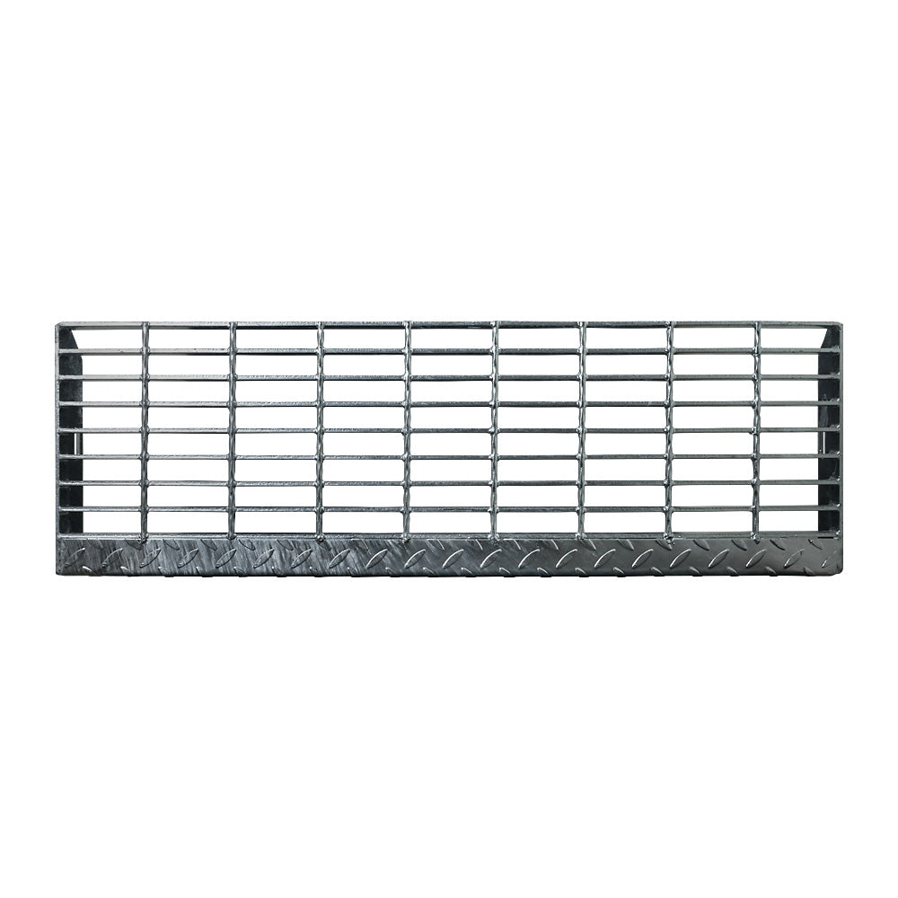 Galvanised Open Mesh Steel Stair Tread 900 x 288mm